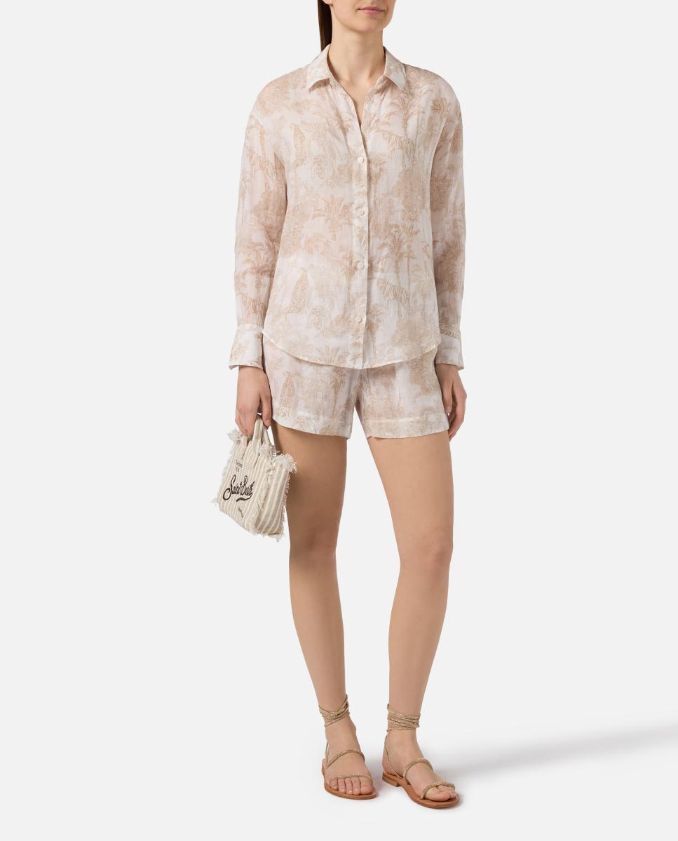 Blusa fluida Bege-2