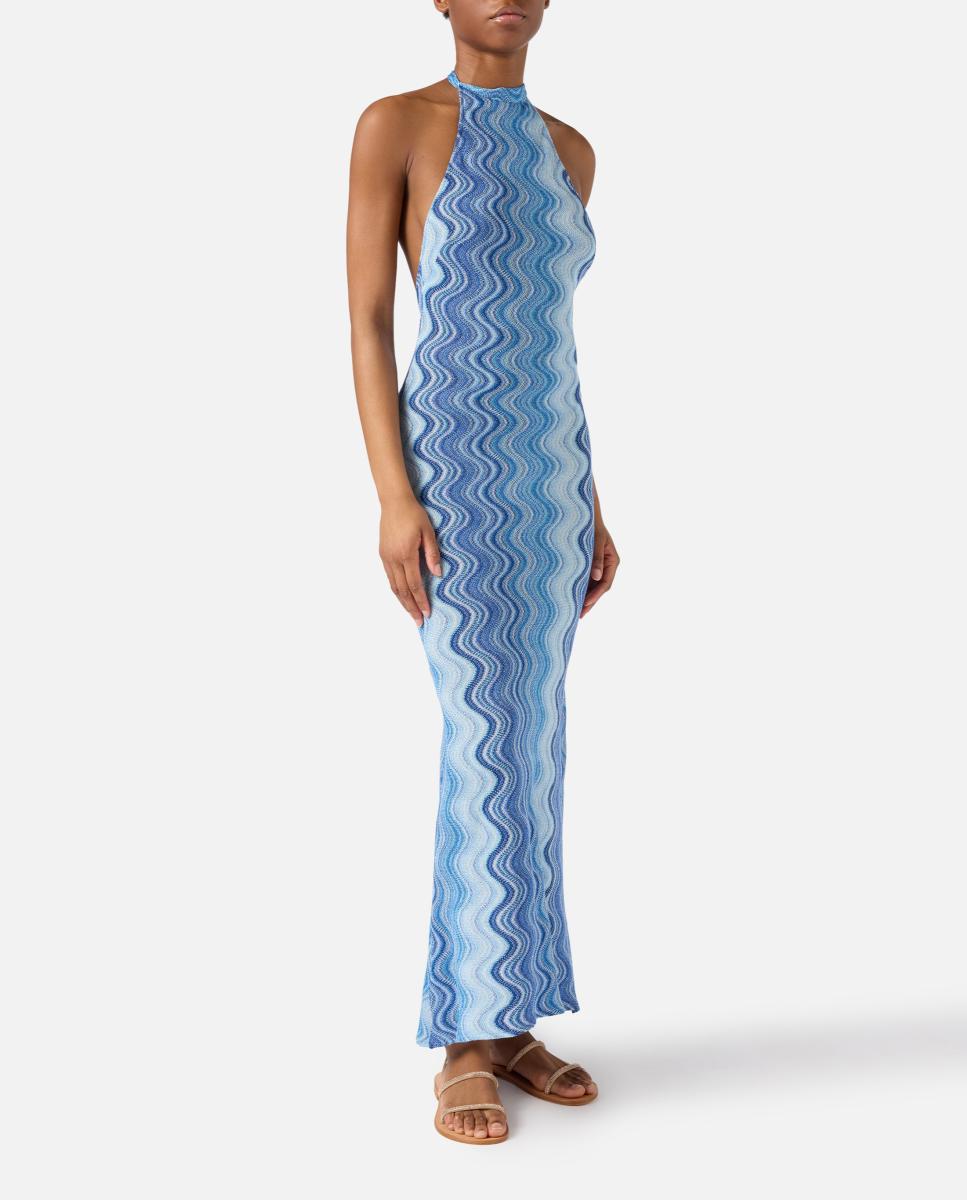 Imagem 0 de Vestido comprido com gola halter