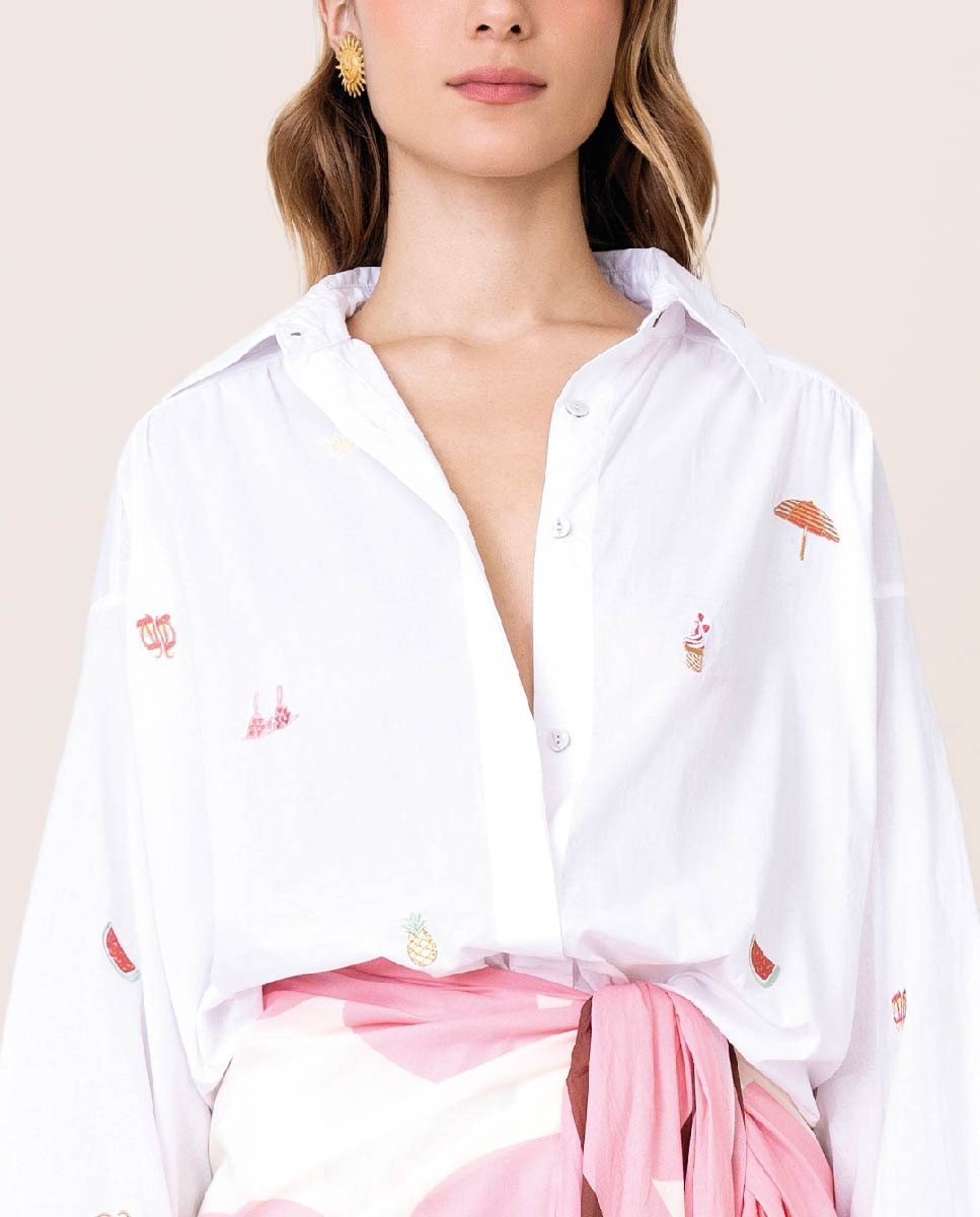 Vestidos de Praia Rosa-3