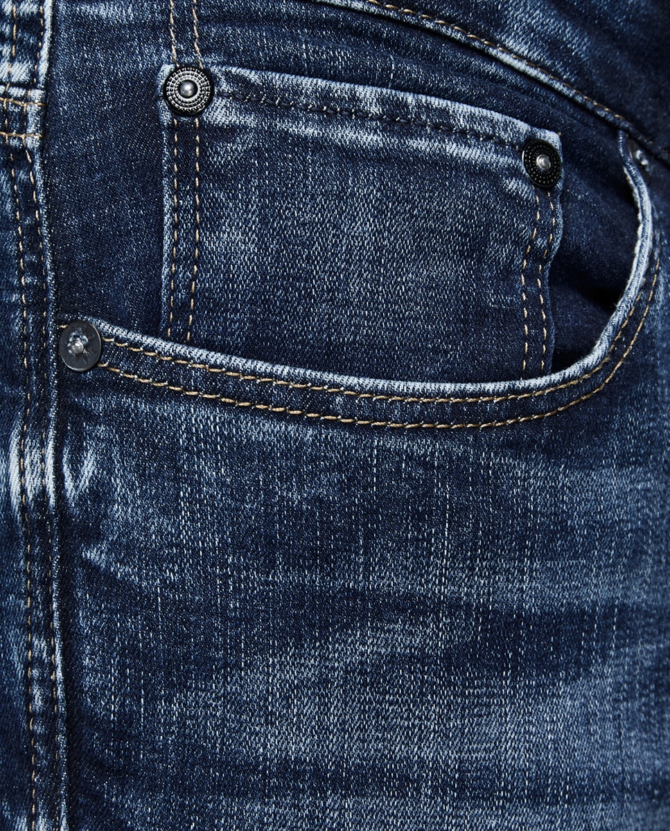 Jeans Glenn slim azuis Azul-5