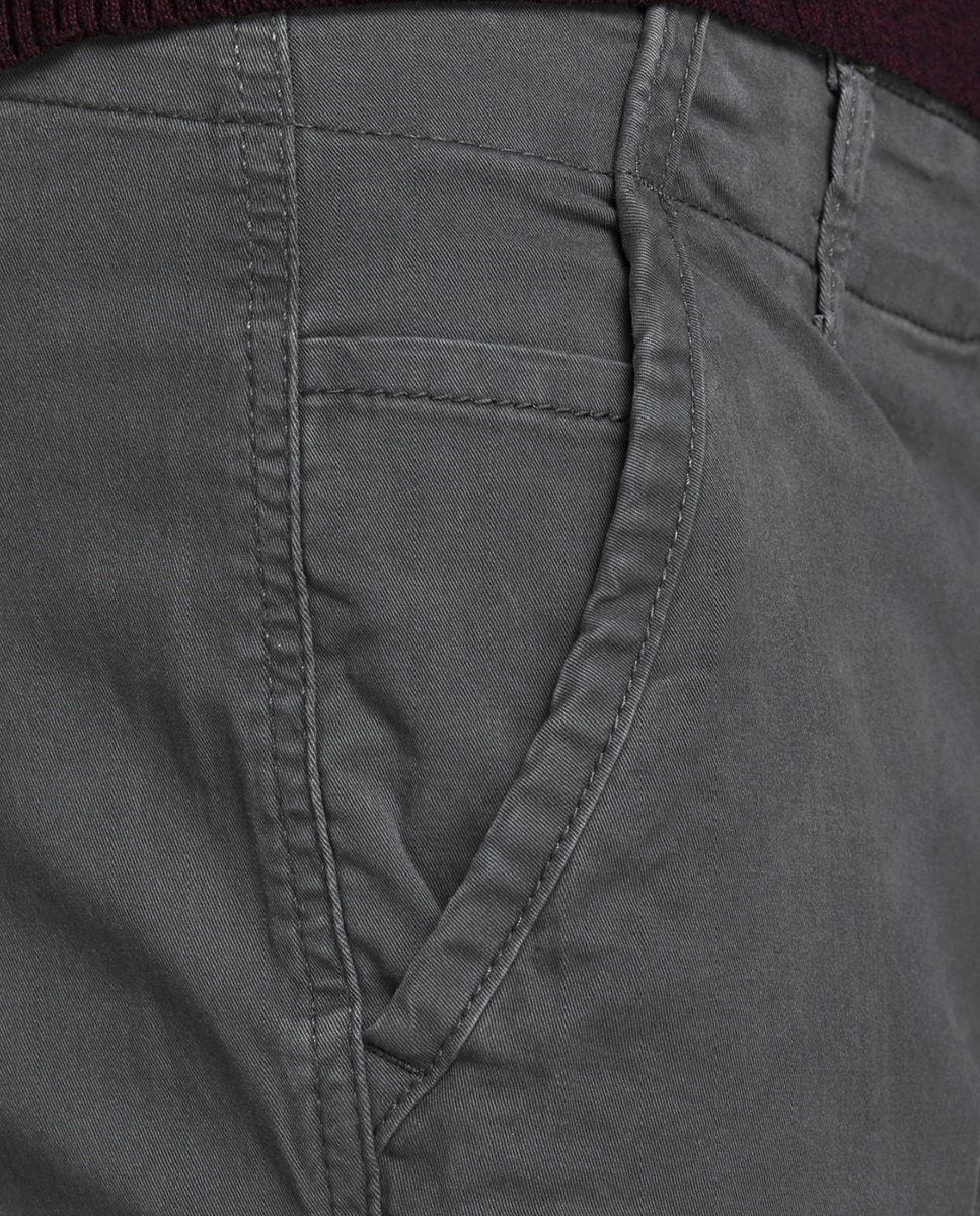 Calças sportswear cinzentas de homem Cinzento-4