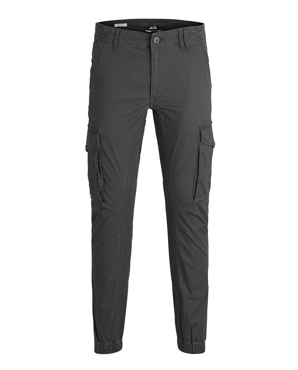 Calças sportswear cinzentas de homem Cinzento-6