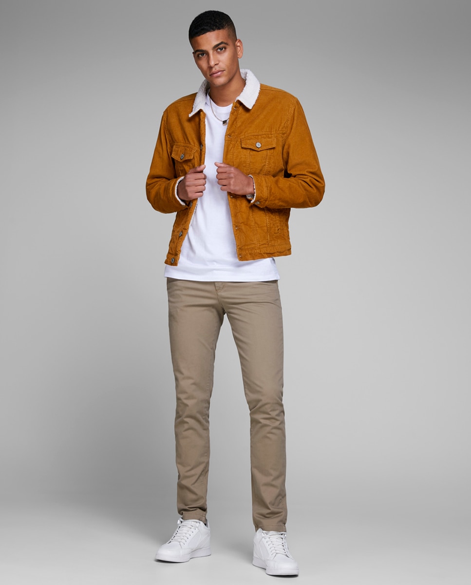 Jack &amp; Jones - Chino de hombre Jack &amp; Jones slim beige.