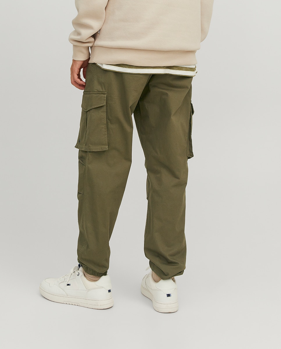Calças sportswear de homem Verde-militar-3