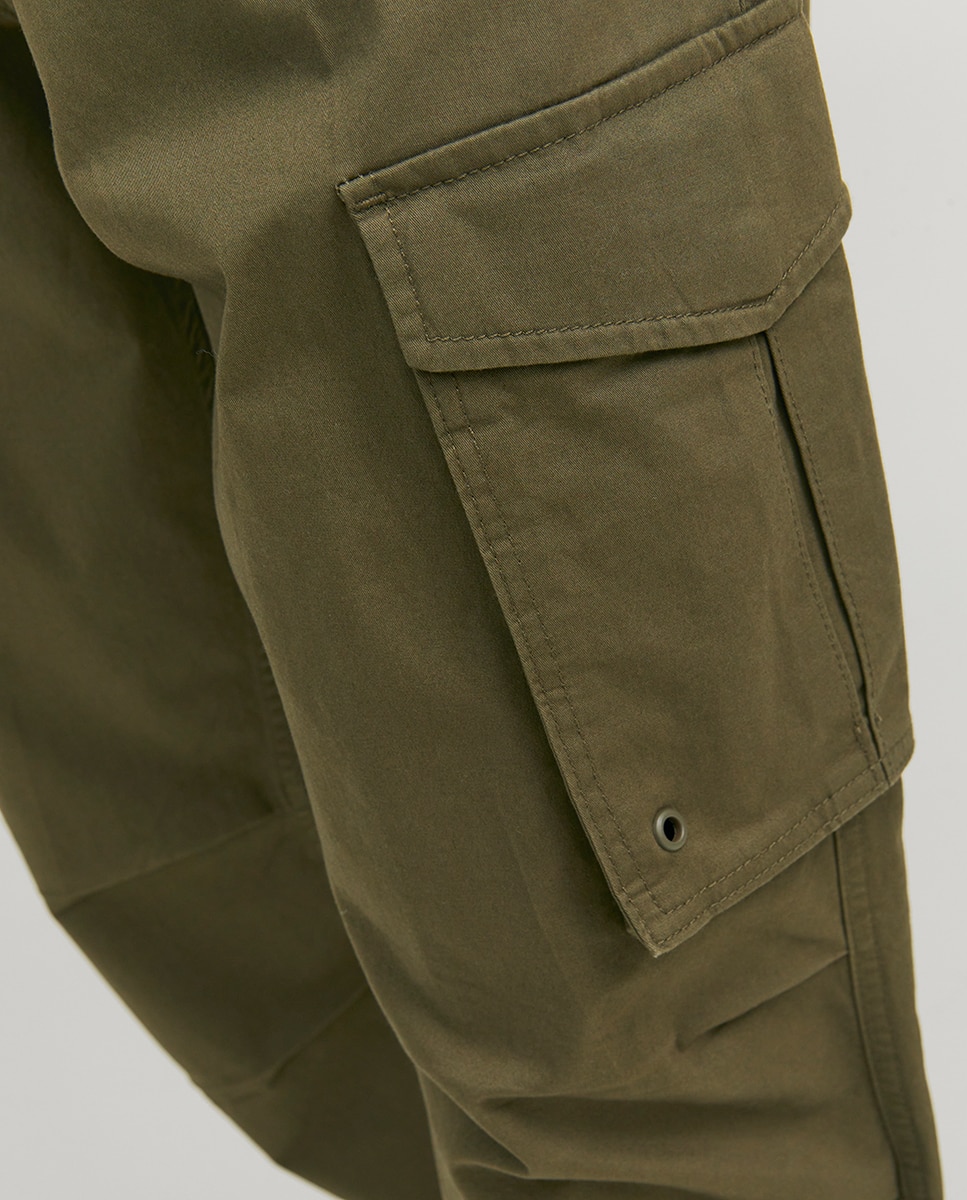 Calças sportswear de homem Verde-militar-4