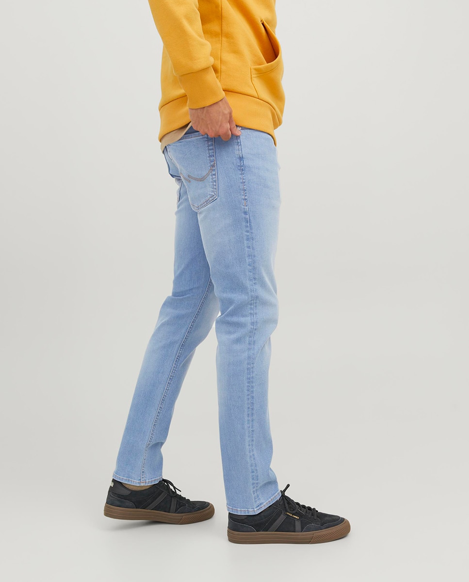Jeans Slim Fit Azul-4