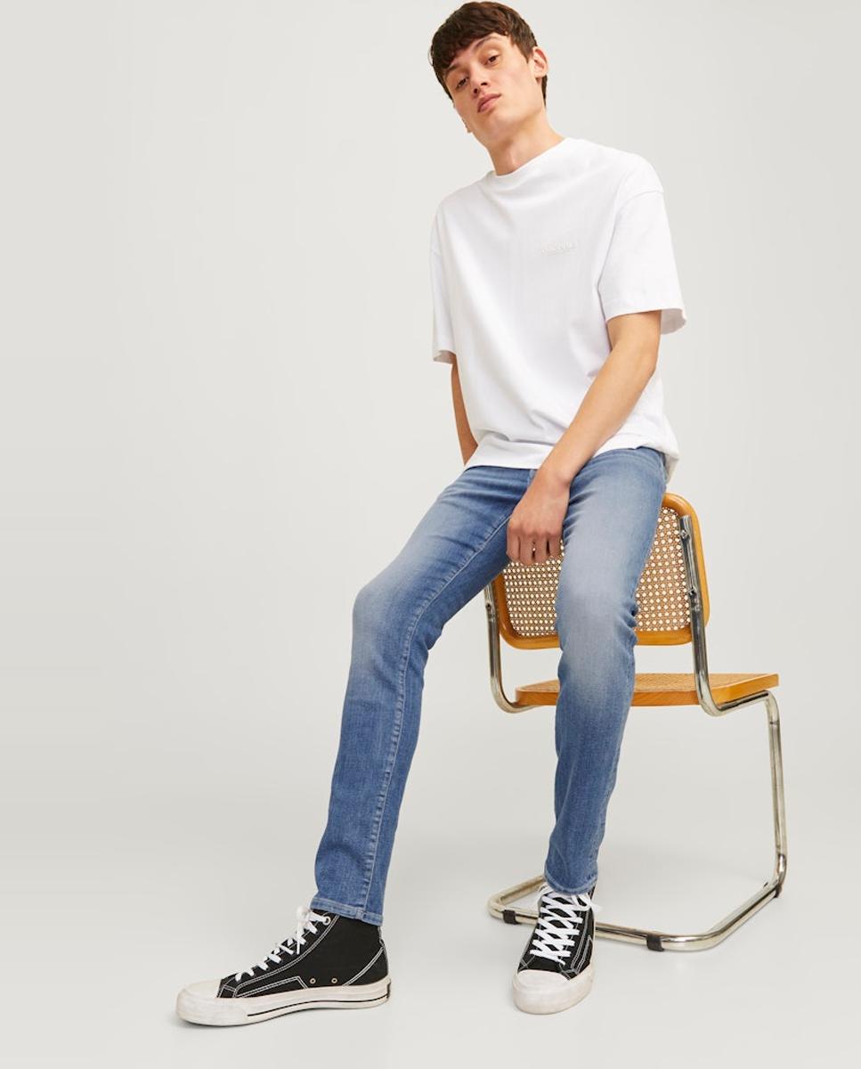 Jeans Slim Fit Azul-5