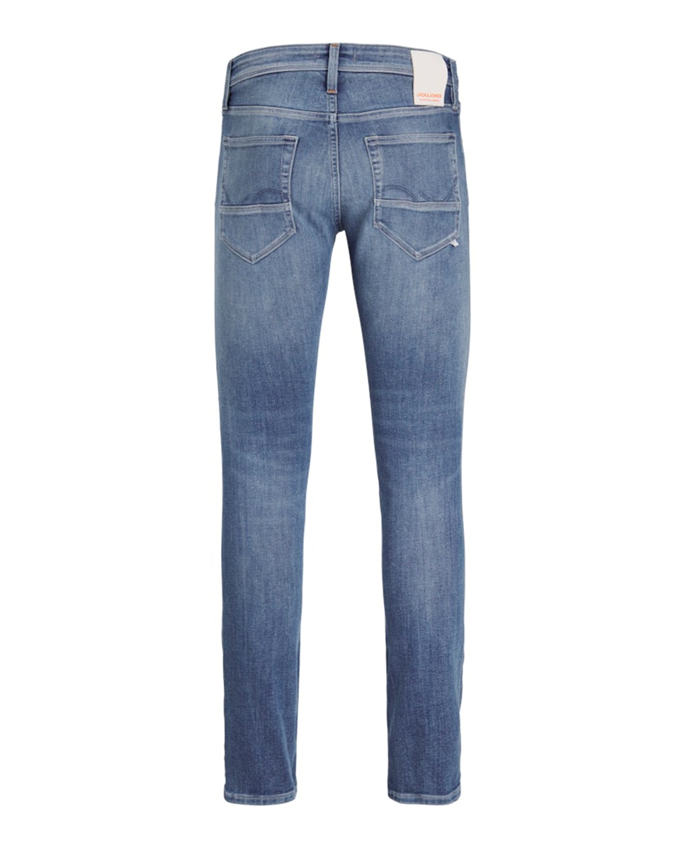 Jeans Slim Fit Azul-4