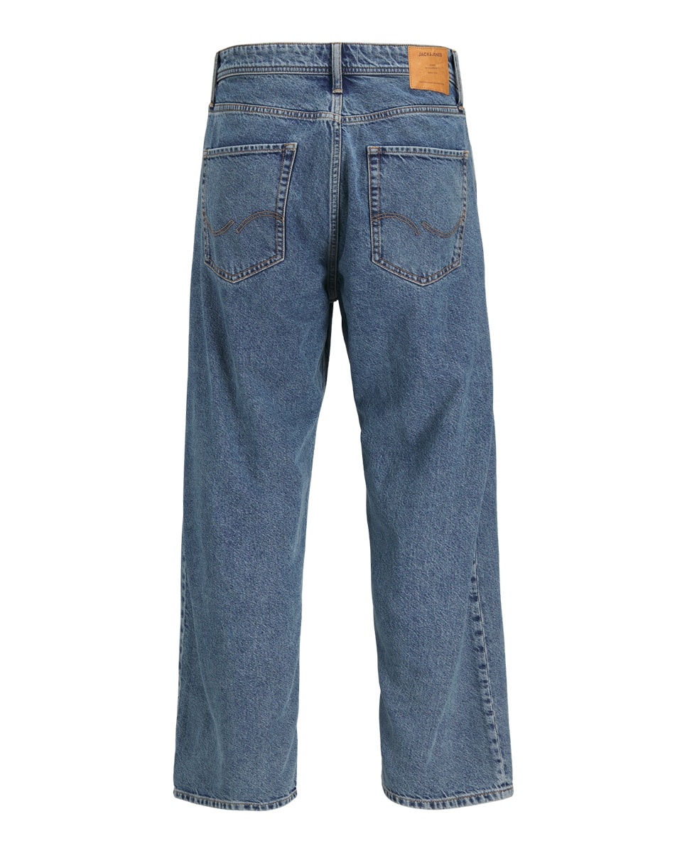 Jeans Loose com Bolsos Azul-7