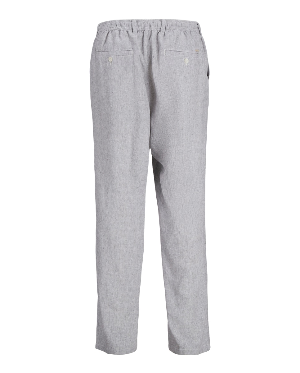 Calças Chino com Cordões Azul-7