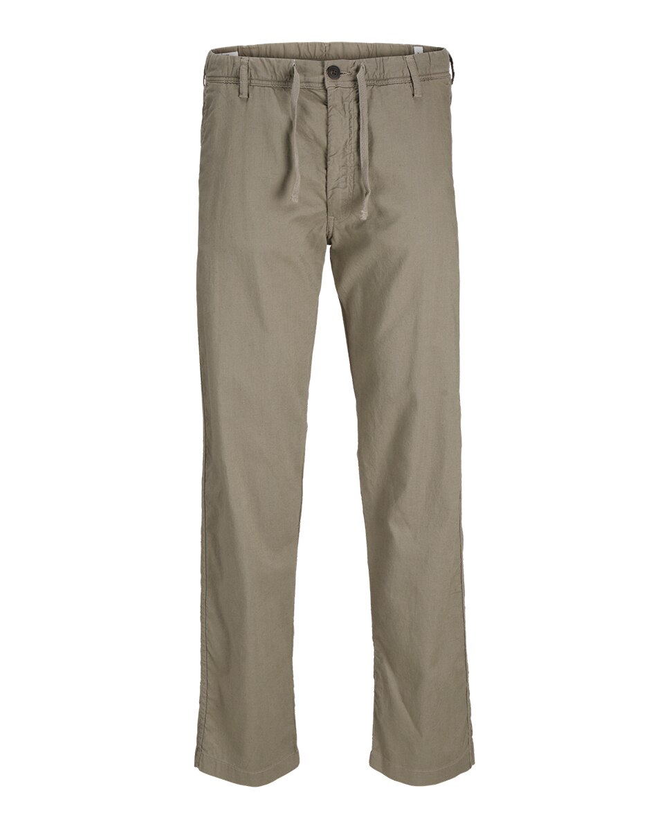 Joggers com Cordões e Cintura Subida Verde-9