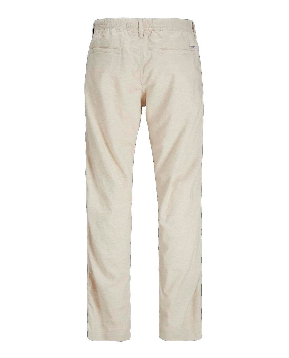 Pantalón Jogger con cordones y cintura alta de hombre - Jack & Jones - Beige Beige-10