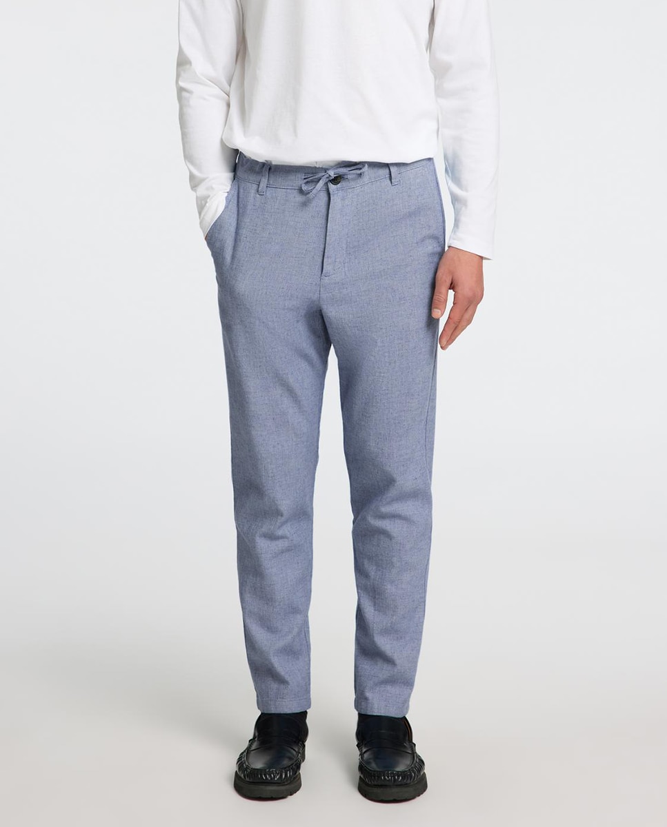 Pantalón sport de hombre de lino Slim Fit · Selected · El Corte Inglés