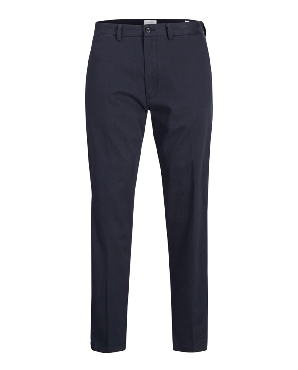 Pantalón de hombre tipo chino liso - Jack & Jones - Azul marino Azul marino-6