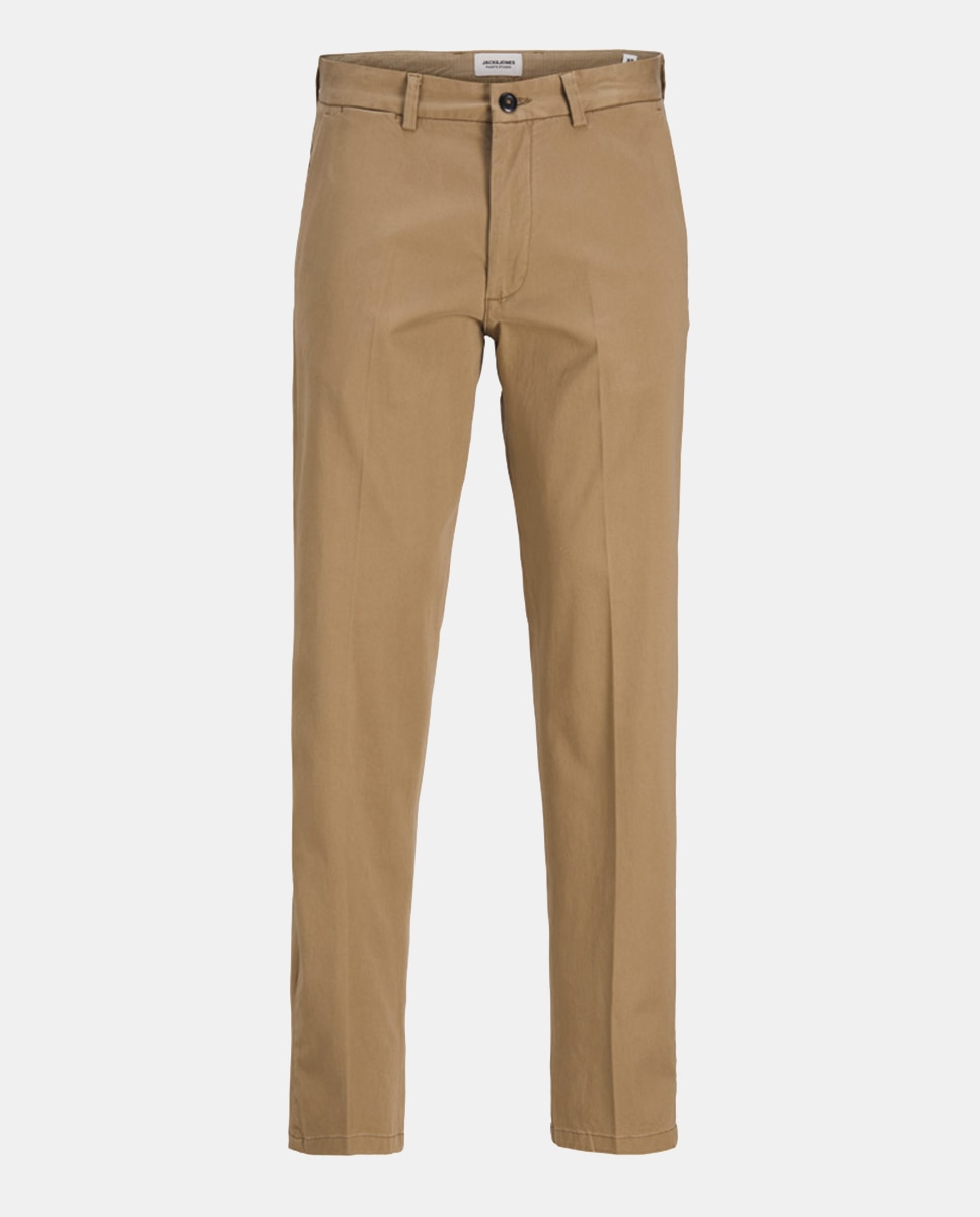 Pantalón de hombre tipo chino liso - Jack & Jones - Marrón claro Marrón claro-6