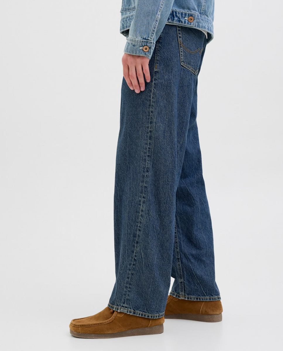 Jeans Loose Fit Azul-4