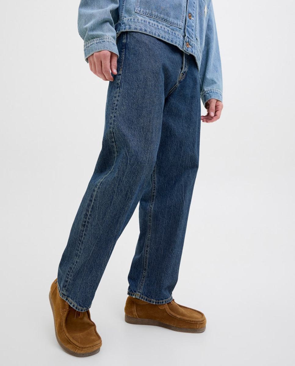 Jeans Loose Fit Azul-6
