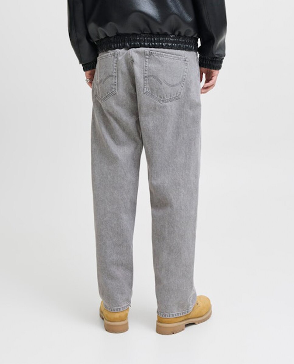 Jeans Baggy Cinzento-3