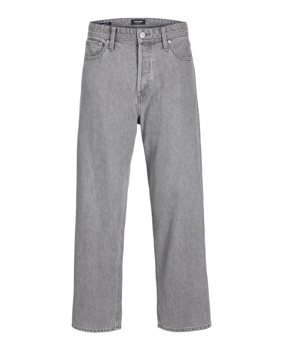 Jeans Baggy Cinzento-7