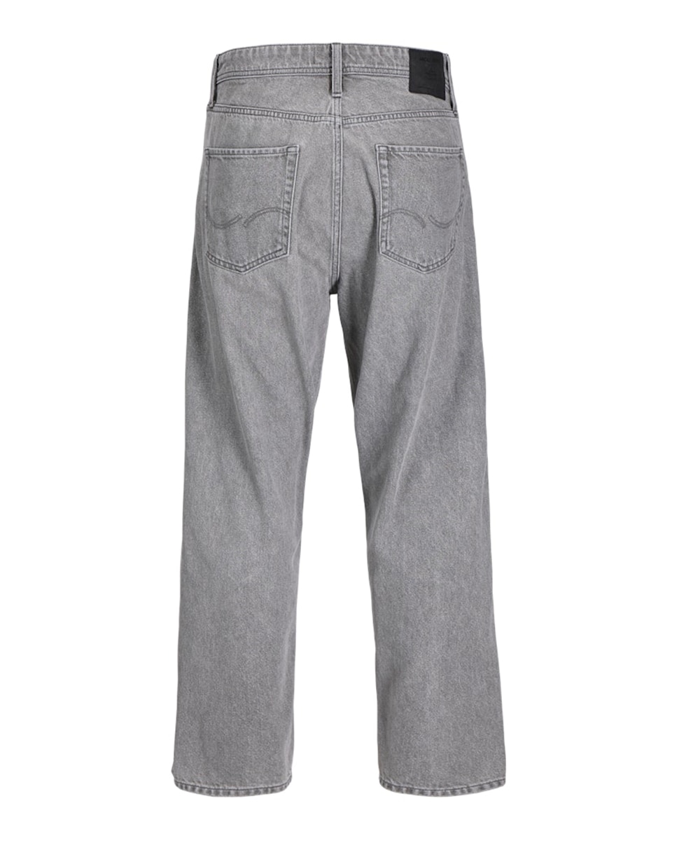 Jeans Baggy Cinzento-8