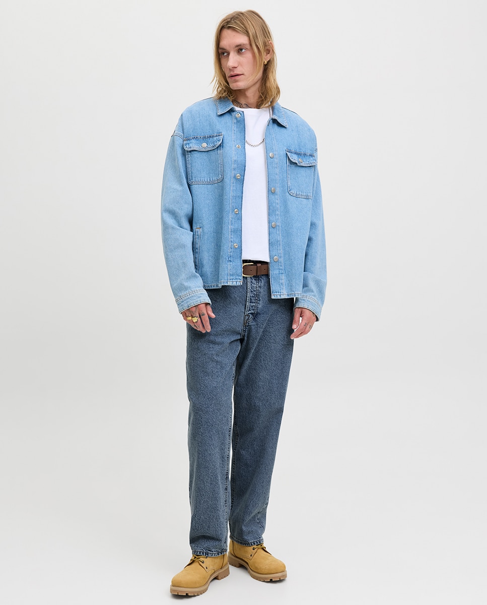 Jeans Loose Fit Azul-1