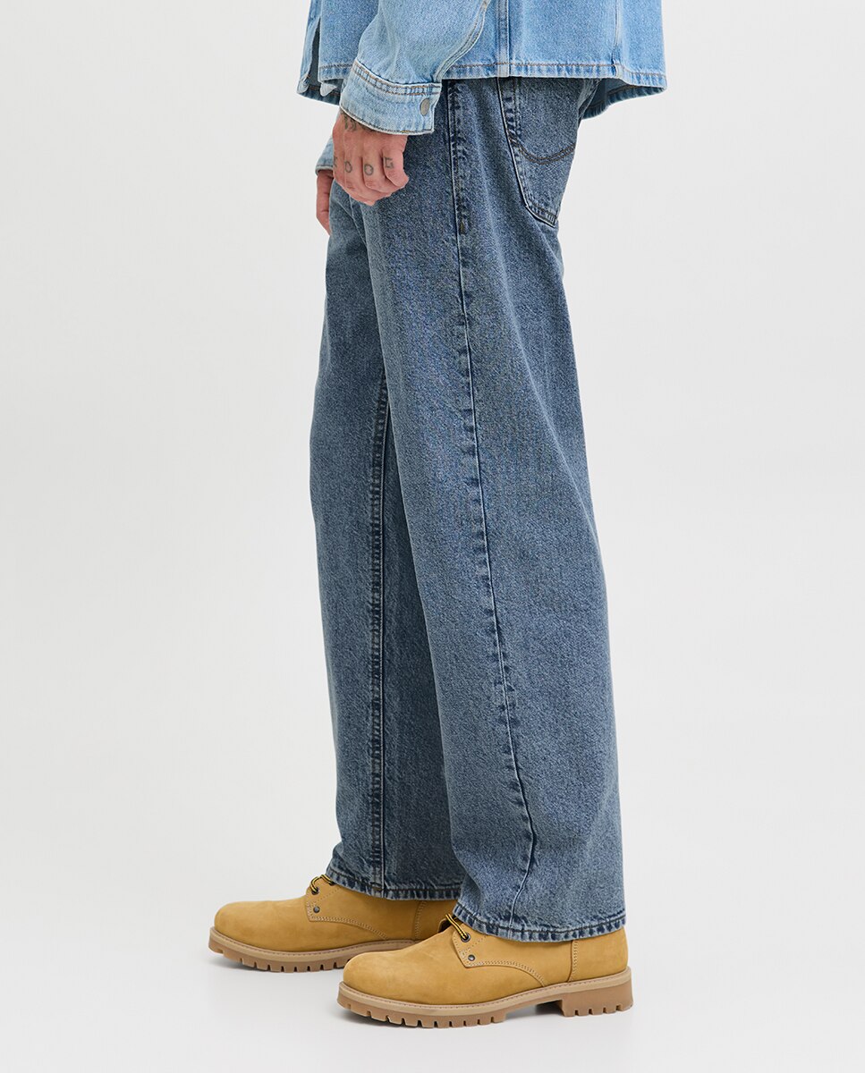 Jeans Loose Fit Azul-3