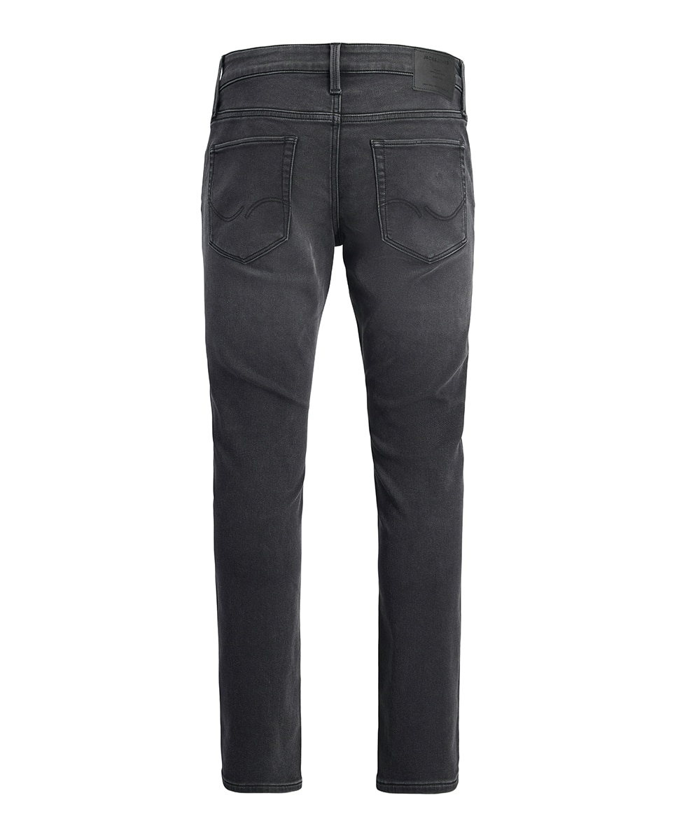 Jeans Tapered Fit Preto-6