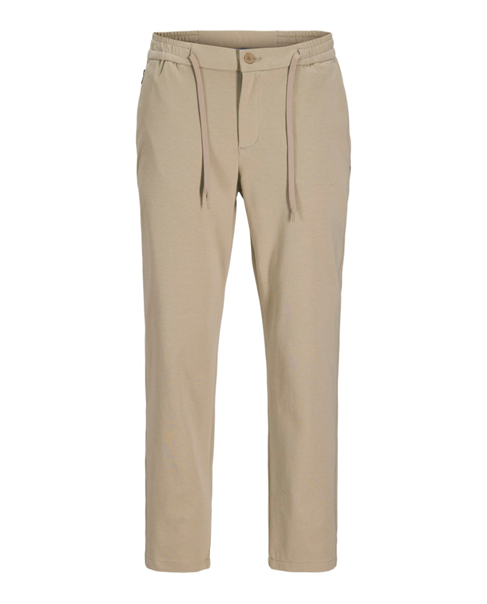 Pantalón de hombre tipo jogger cintura elástica - Jack & Jones - Beige Beige-6
