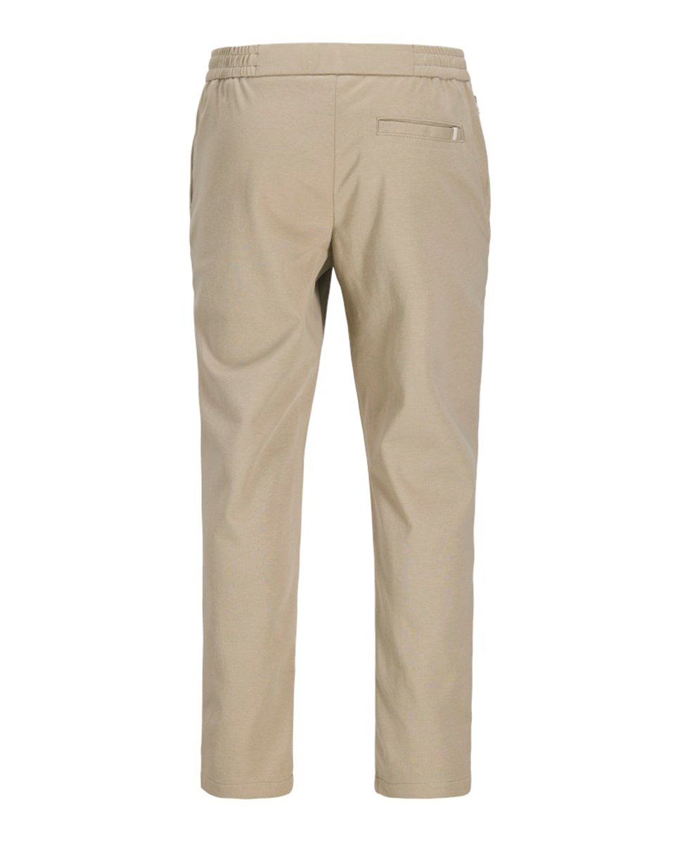 Pantalón de hombre tipo jogger cintura elástica - Jack & Jones - Beige Beige-7