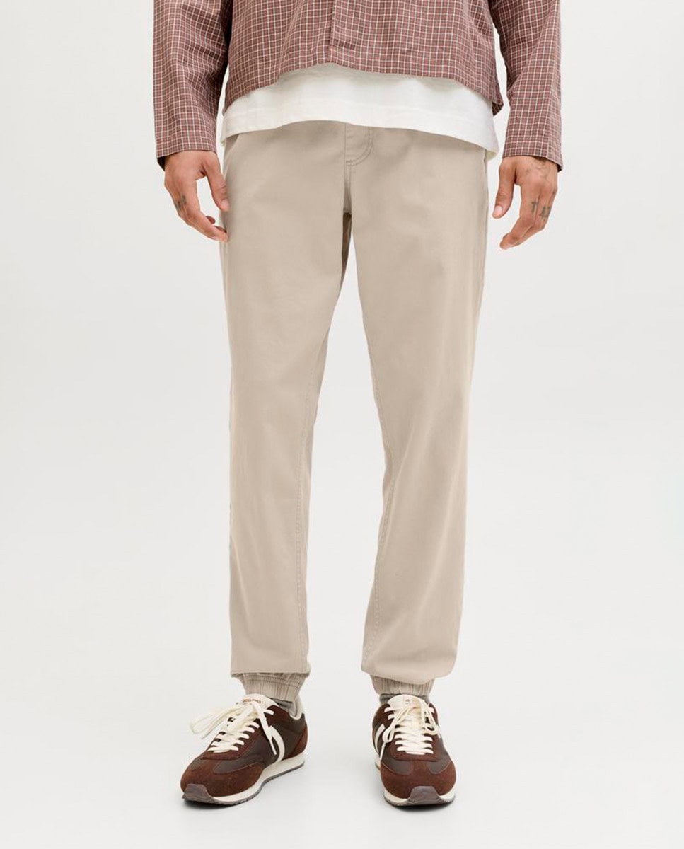 Joggers Regular Fit Bege-2