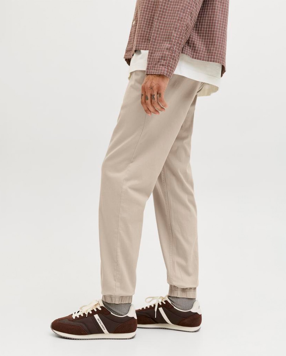 Joggers Regular Fit Bege-4