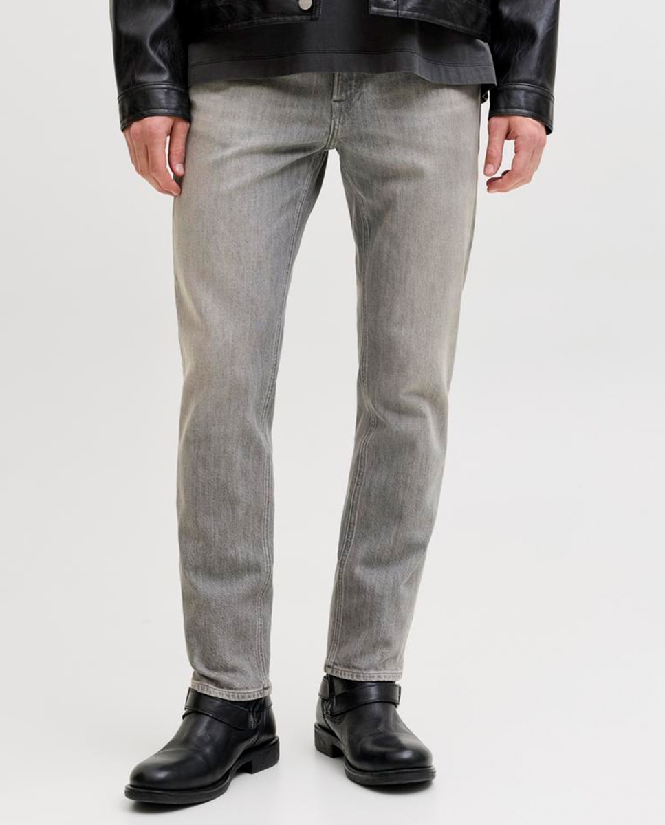 Jeans Regular Fit Cinzento-2