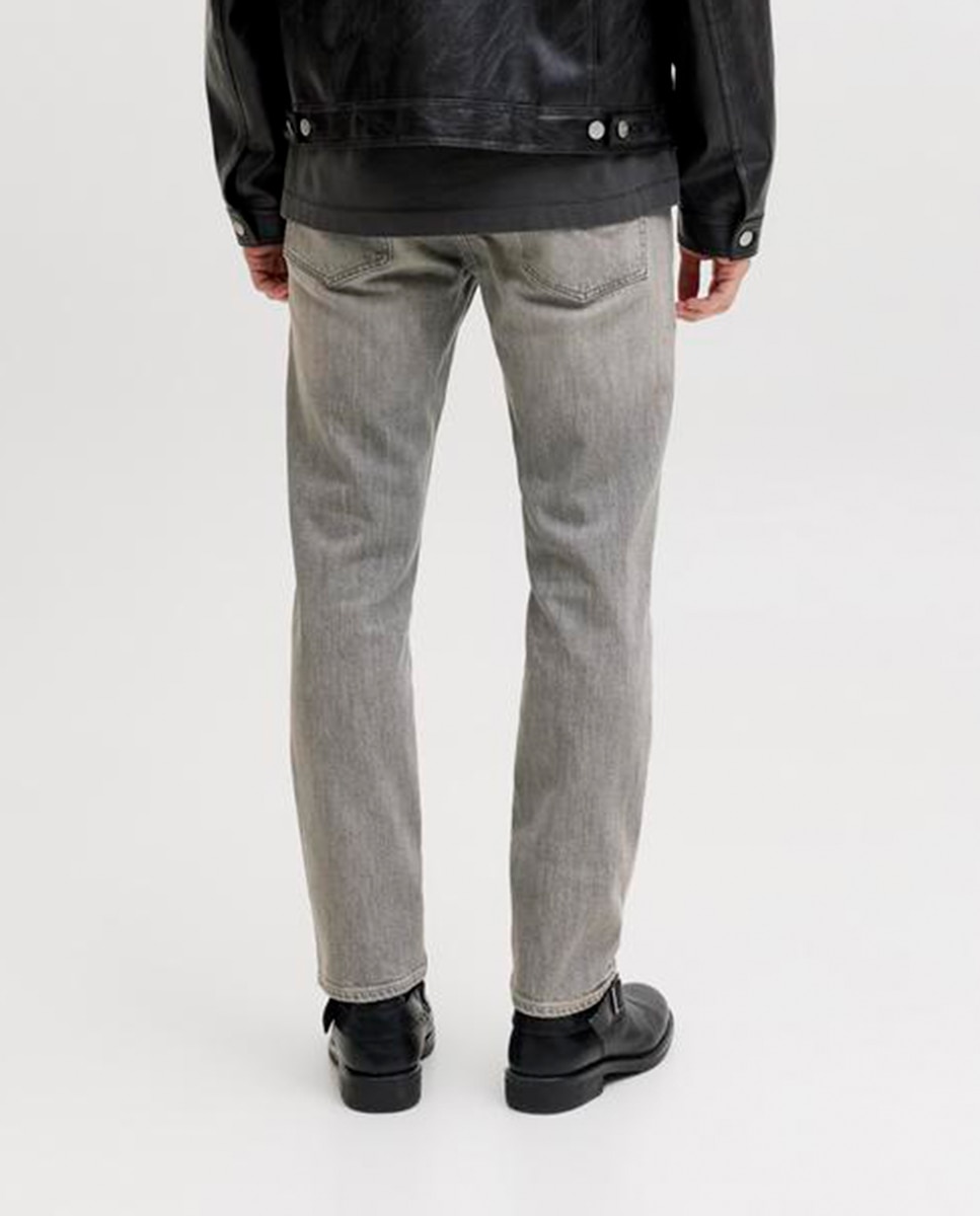 Jeans Regular Fit Cinzento-3