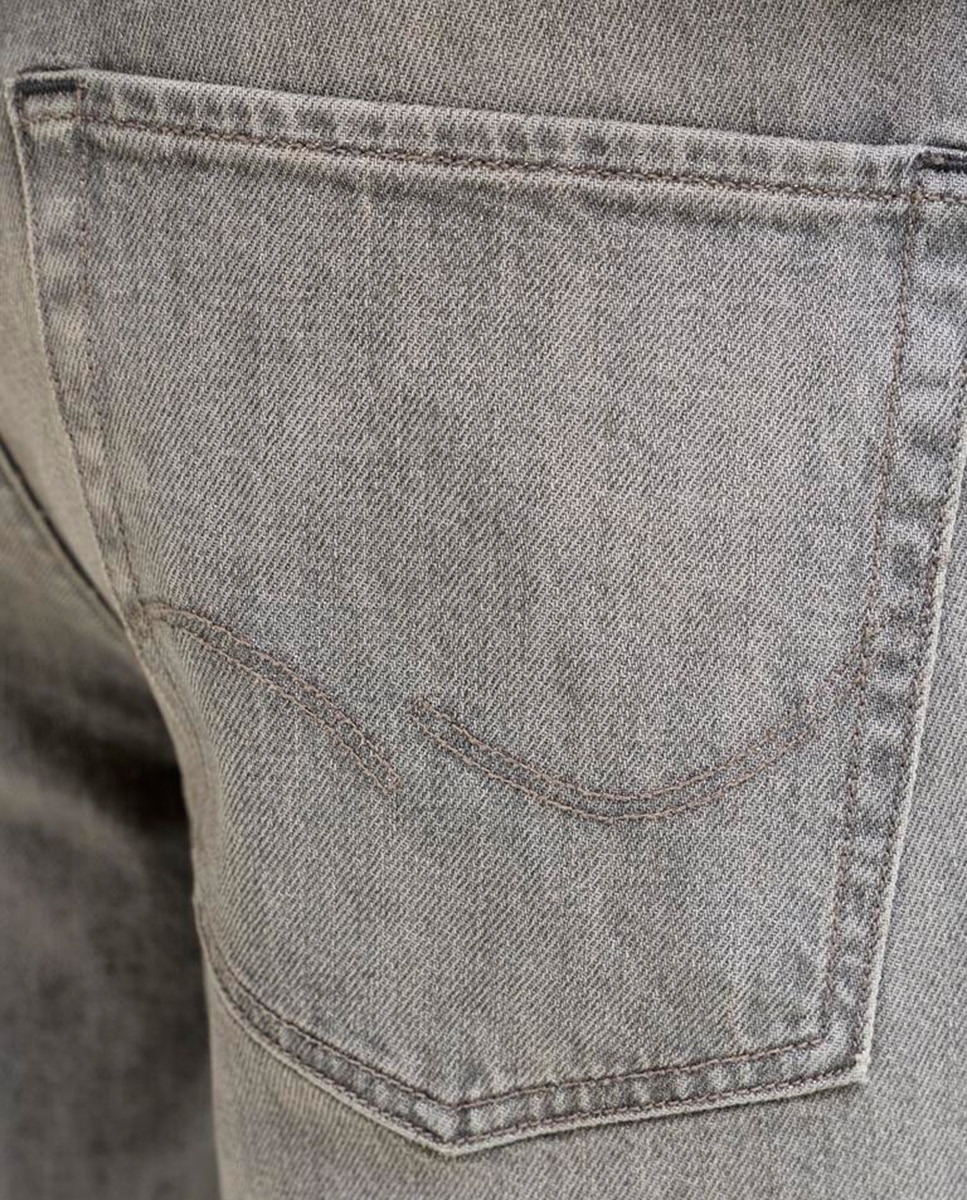 Jeans Regular Fit Cinzento-6
