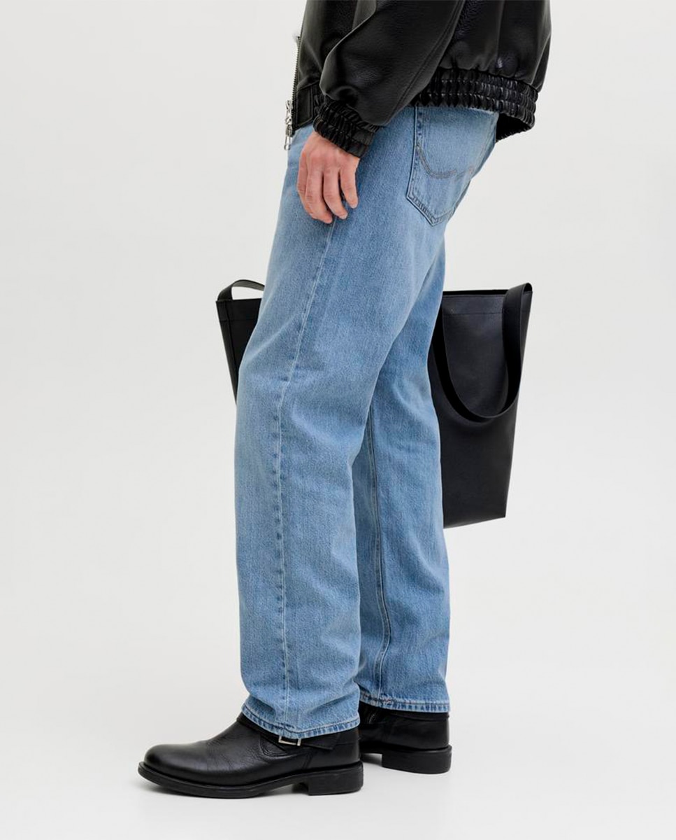 Jeans Relaxed Fit Azul-4