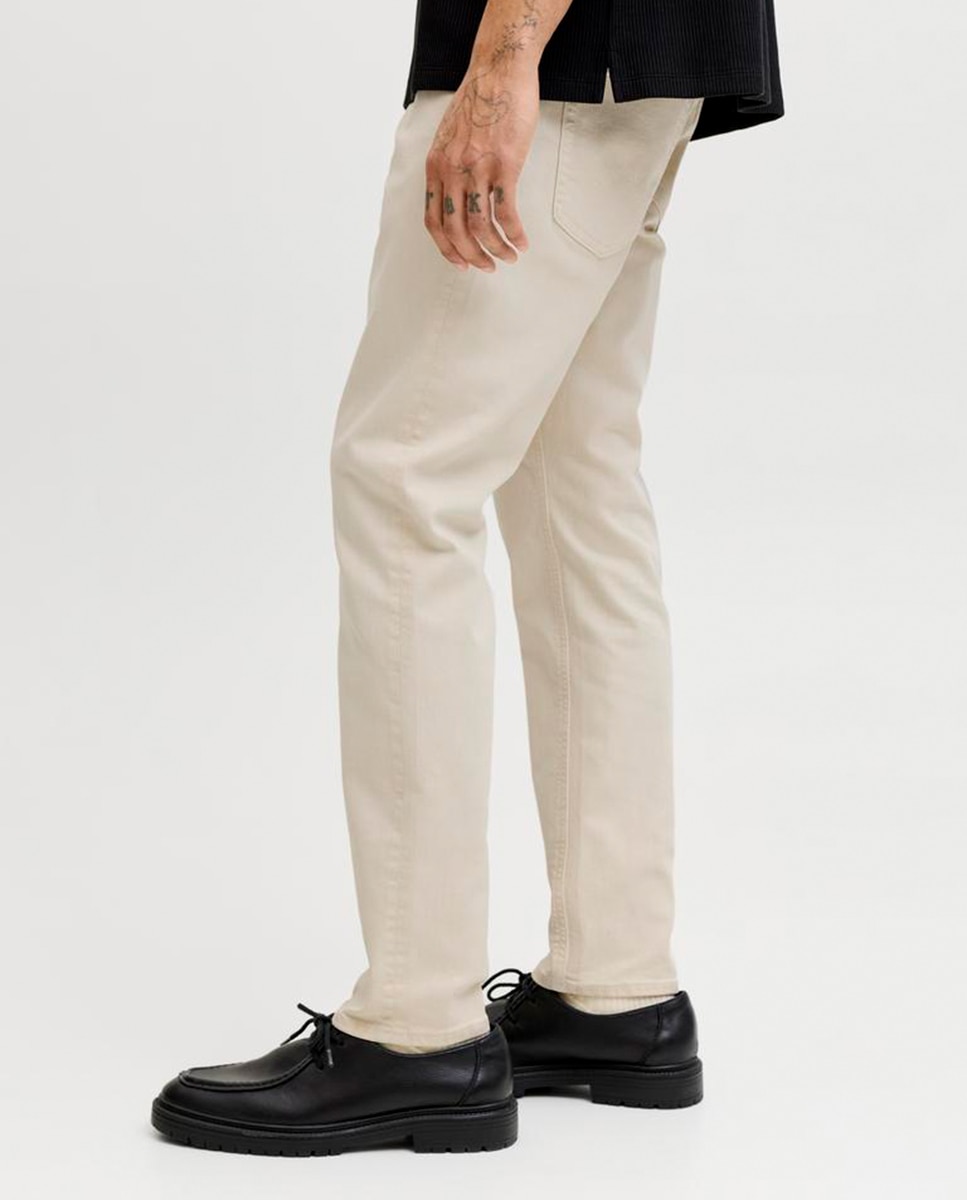 Jeans Slim Fit Branco-5