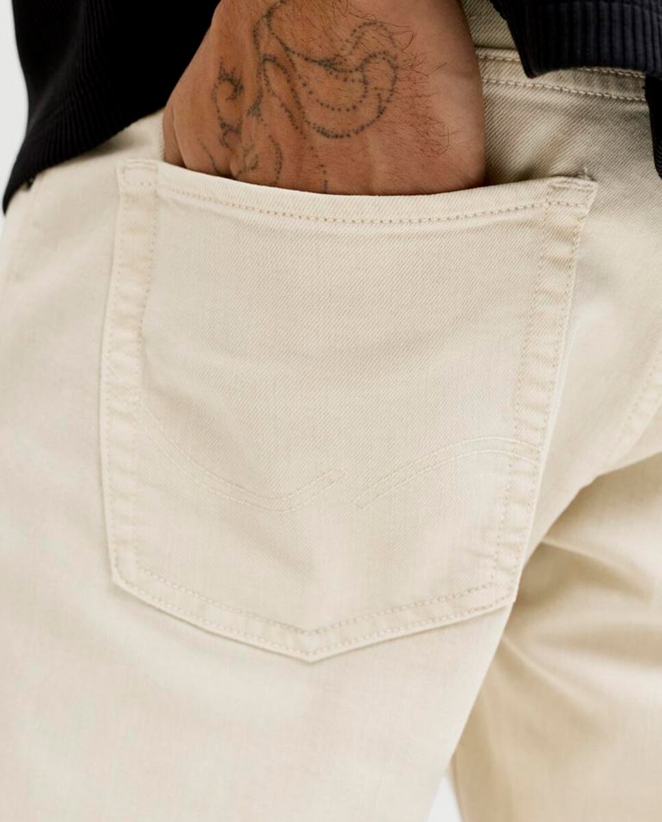 Jeans Slim Fit Branco-6