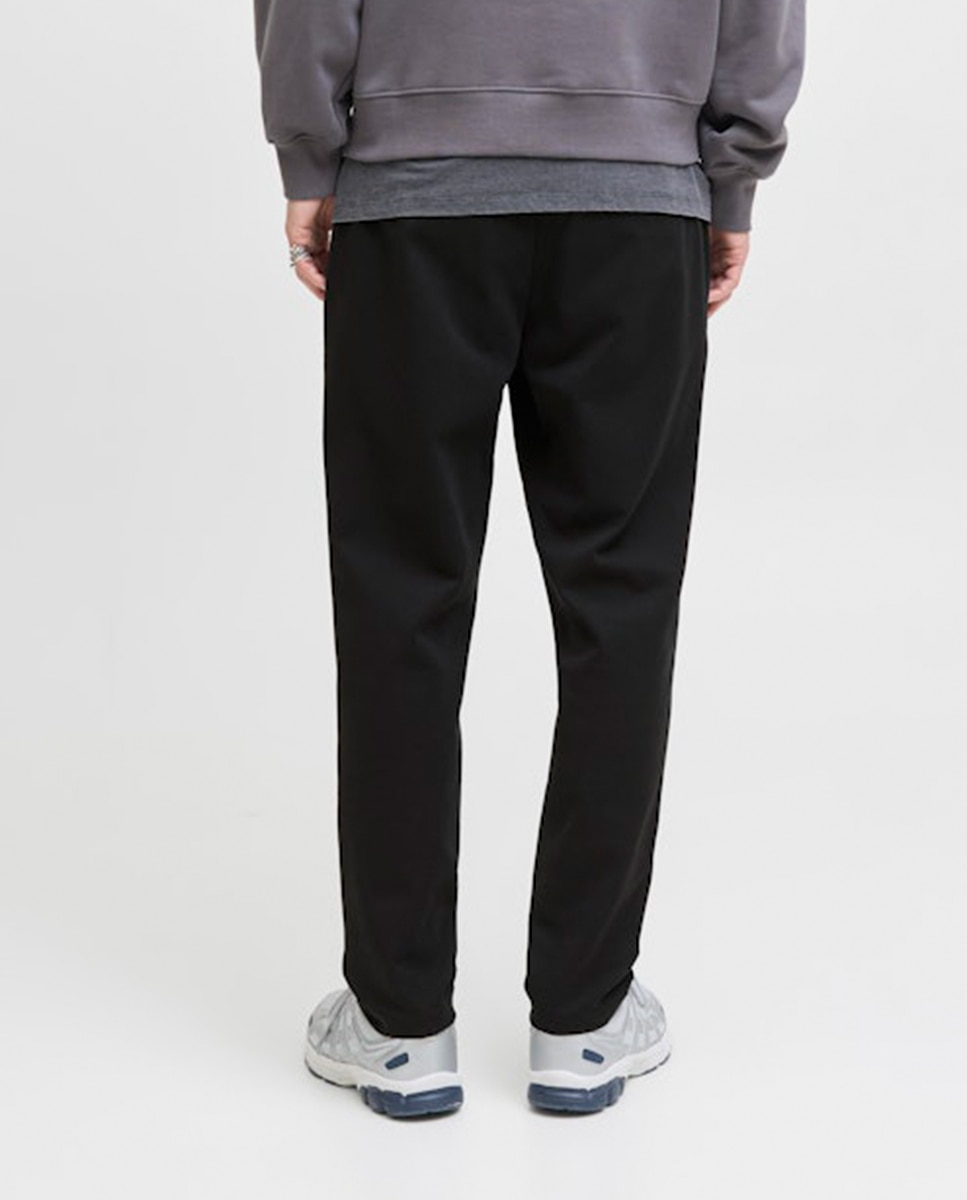 Pantalón de hombre tipo jogger cintura elástica - Jack & Jones - Negro Negro-3