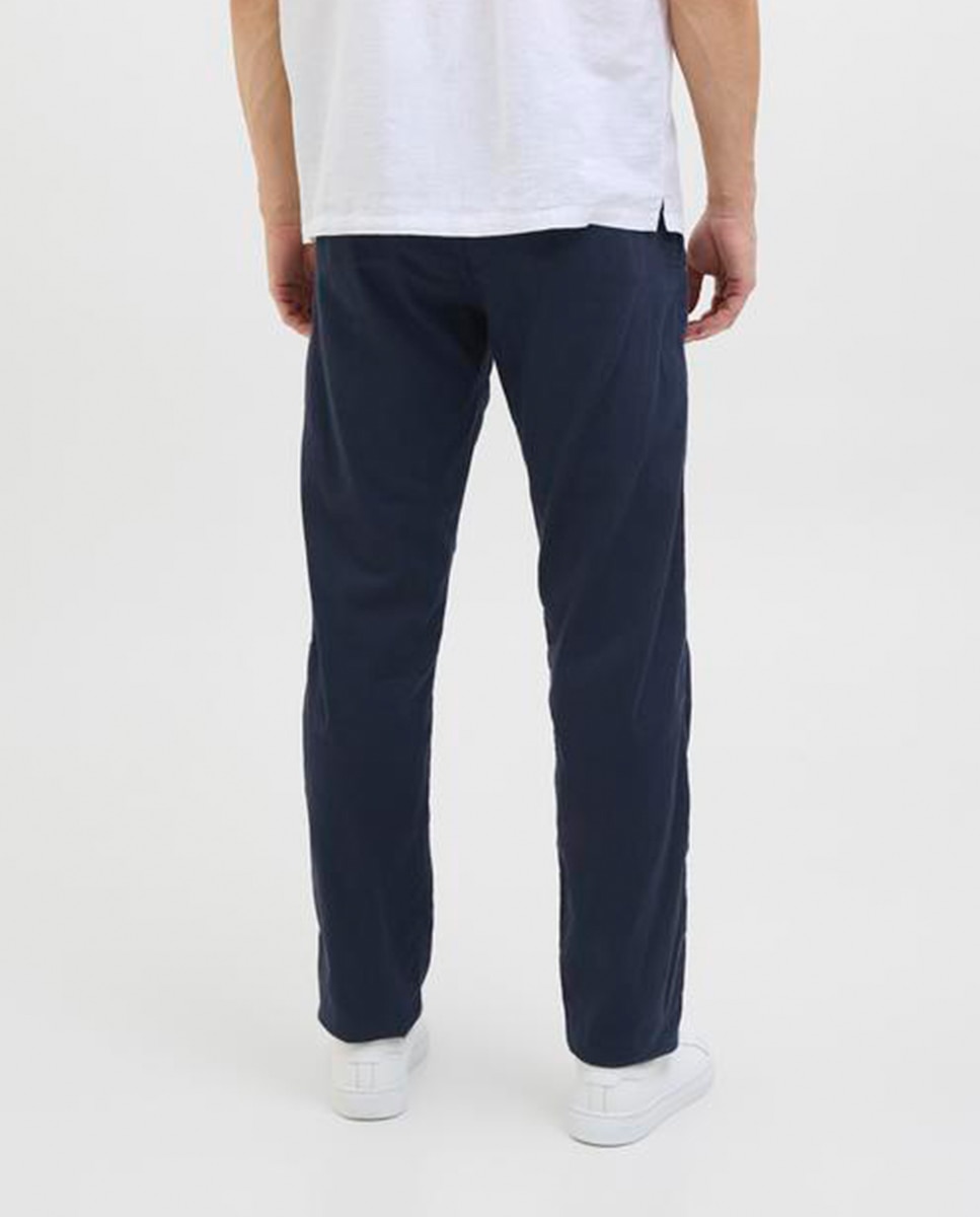 Pantalón Jogger con cordones y cintura alta de hombre - Jack & Jones - Azul marino Azul marino-3