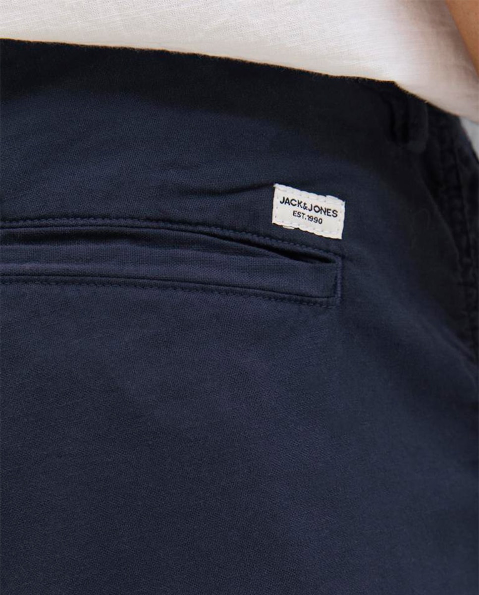 Pantalón Jogger con cordones y cintura alta de hombre - Jack & Jones - Azul marino Azul marino-5