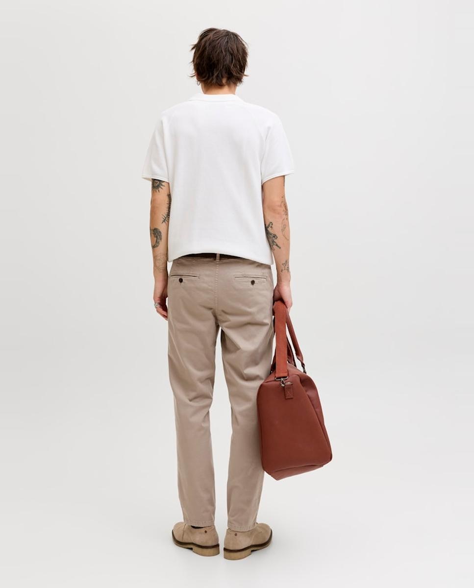 Pantalones tipo chino de hombre regular fit - Jack & Jones - Beige Beige-3