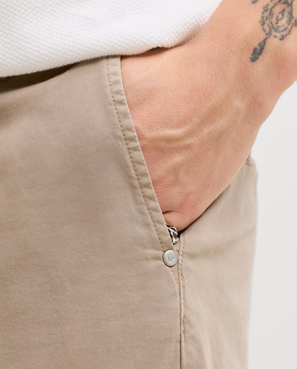 Pantalones tipo chino de hombre regular fit - Jack & Jones - Beige Beige-5