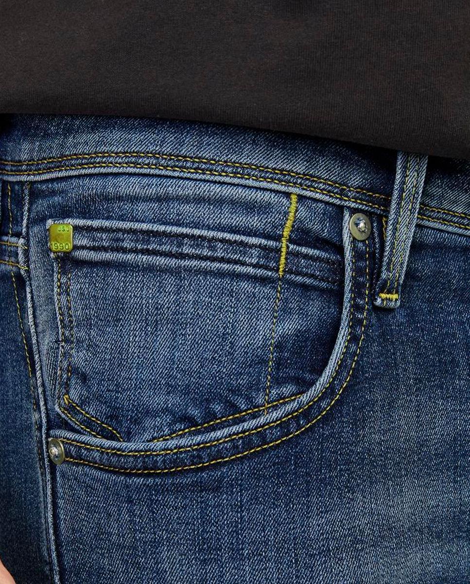 Jeans Stretch Slim Fit Azul-5