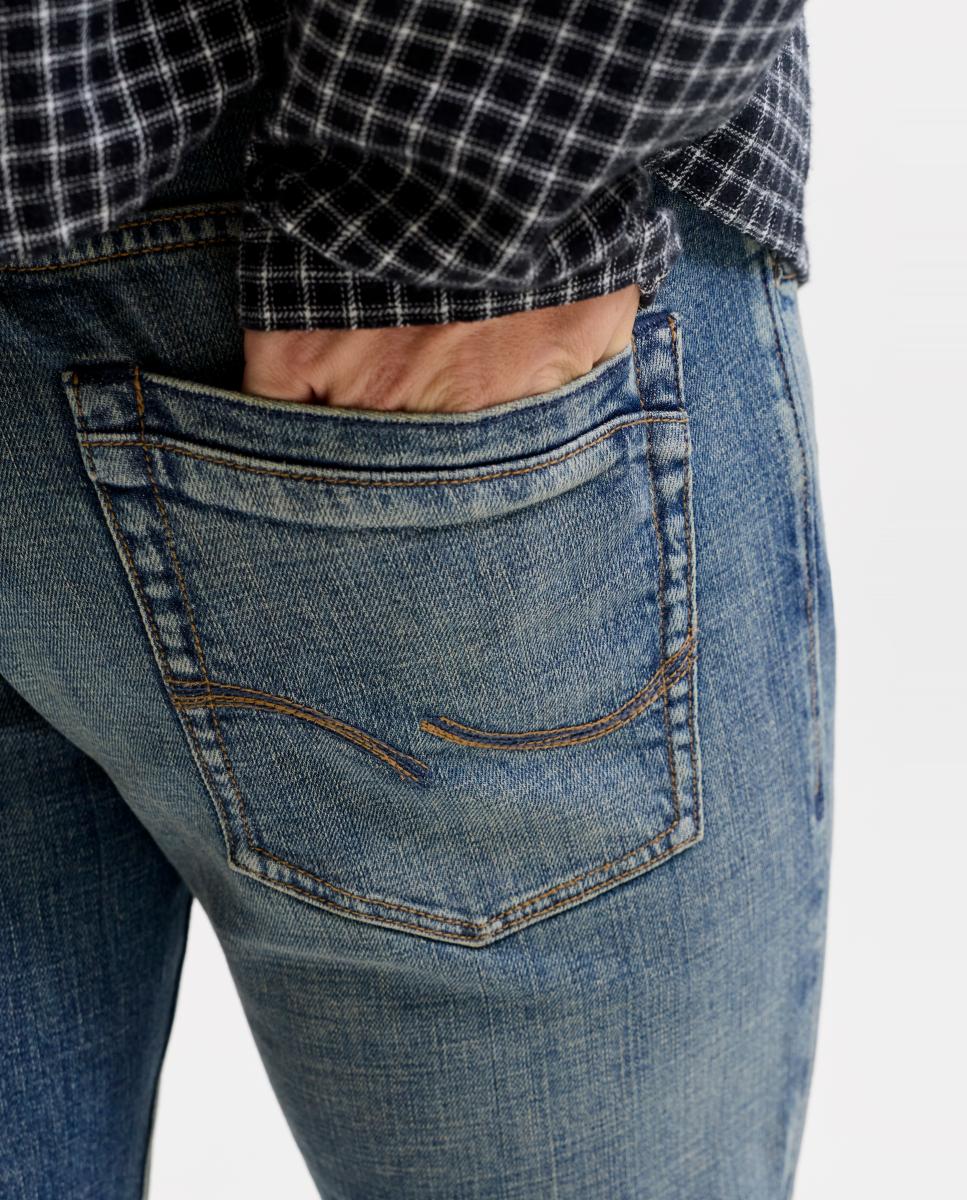 Jeans slim fit Azul-6