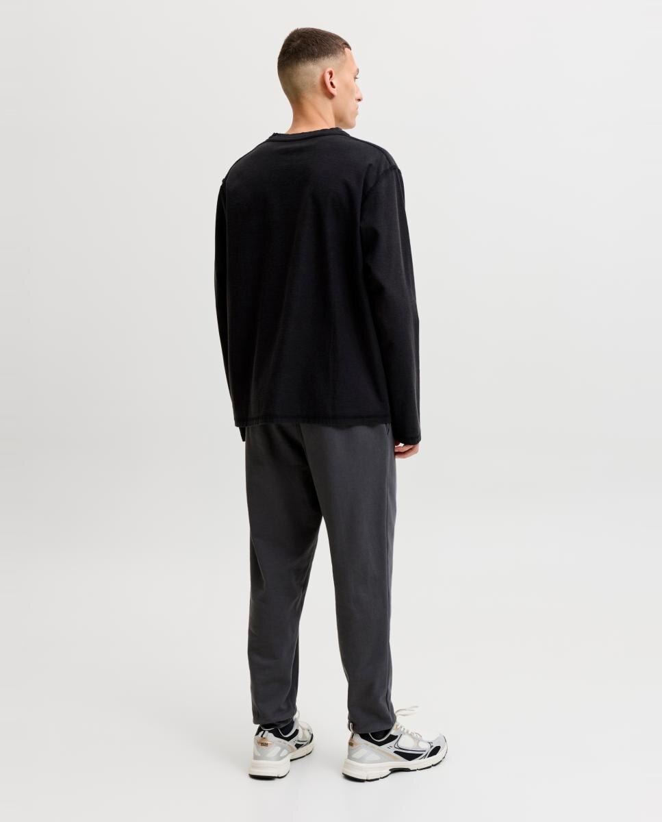 Pantalón jogger de hombre regular fit con cintura ajustable - Jack & Jones - Gris Gris-3