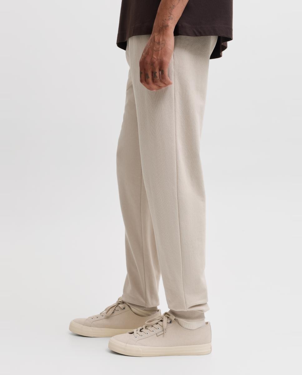 Pantalón jogger de hombre regular fit con cintura ajustable - Jack & Jones - Crema Crema-4