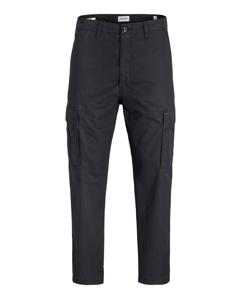 Calças Cargo Relaxed Fit Preto-7