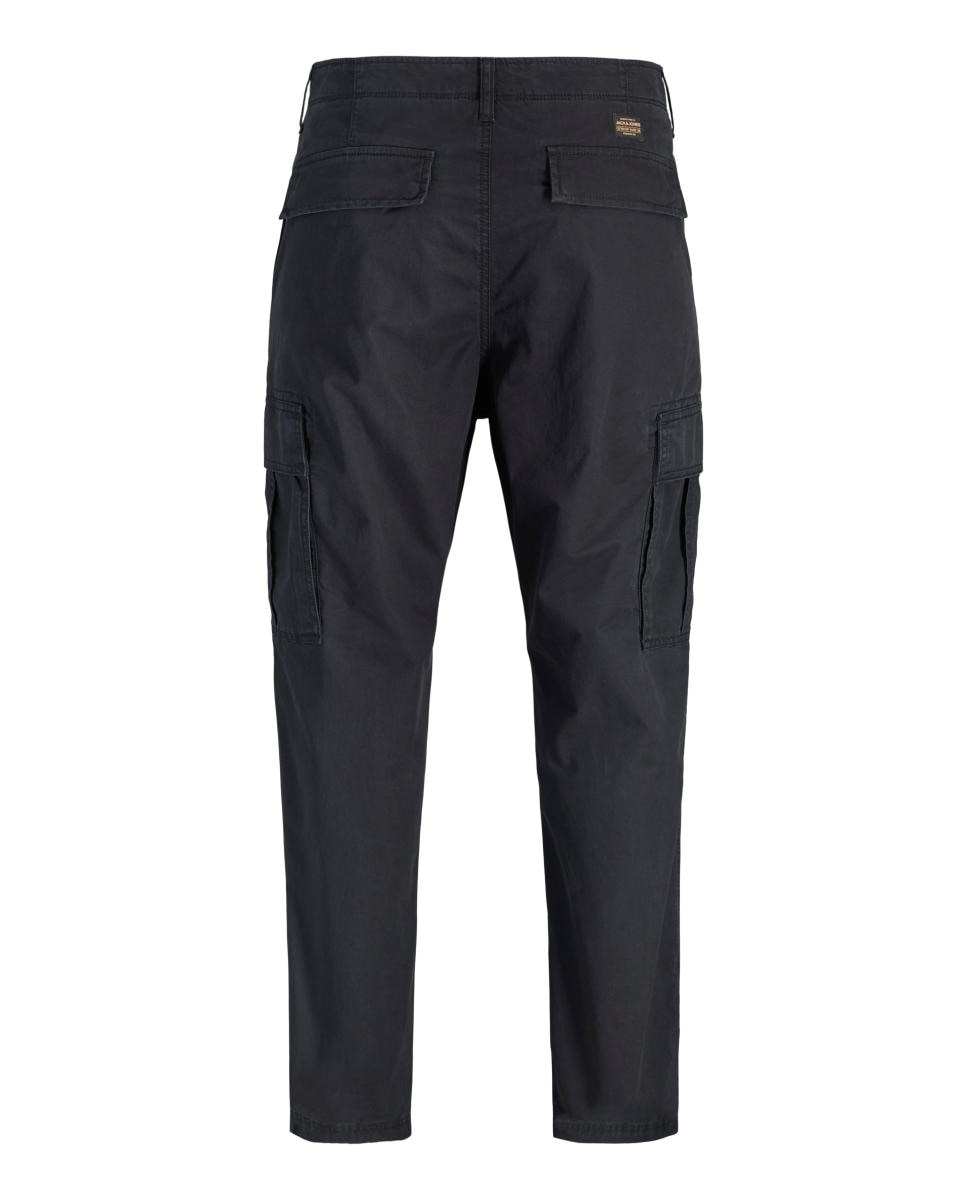 Calças Cargo Relaxed Fit Preto-8