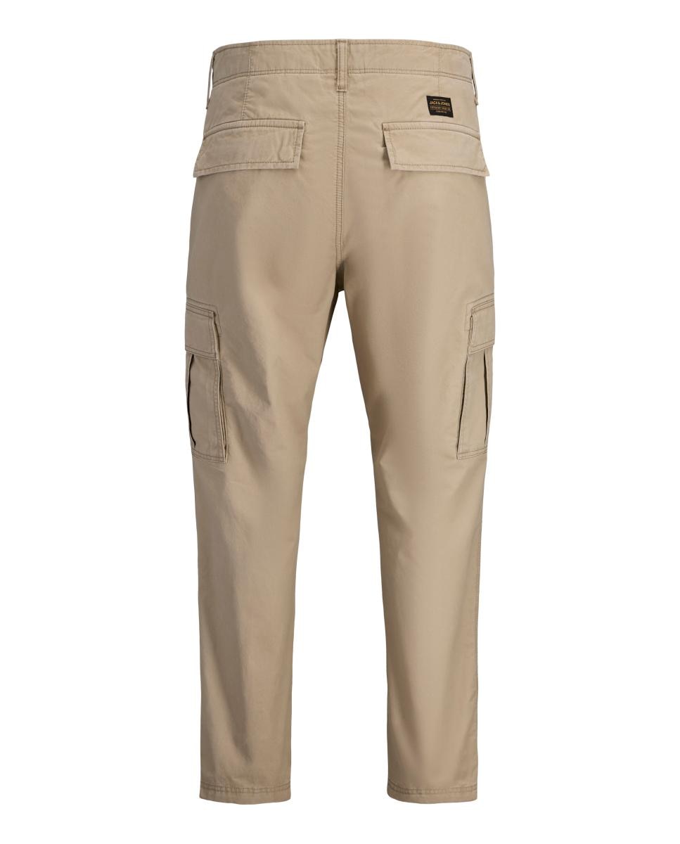 Calças Cargo Relaxed Fit Bege-8