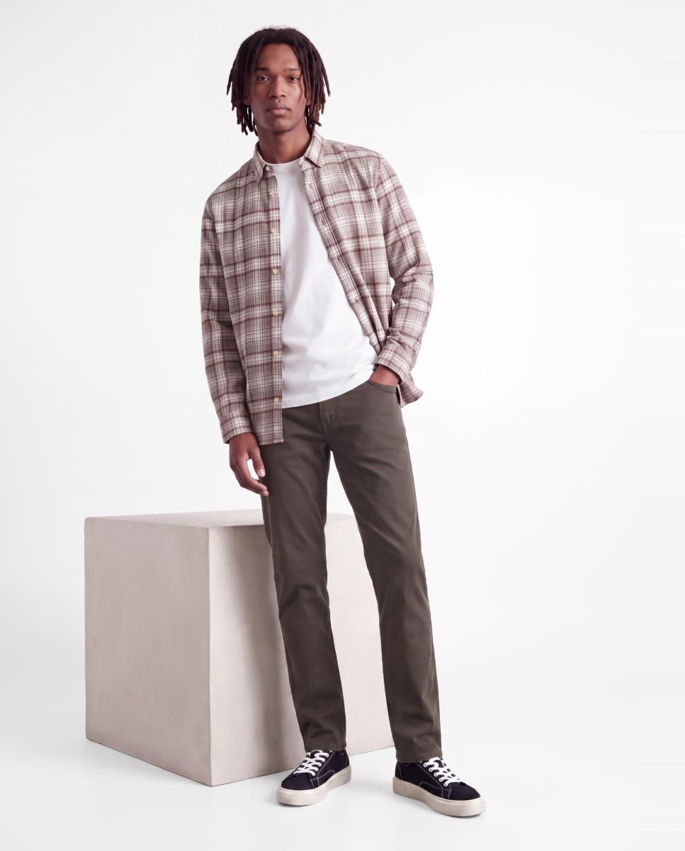 Pantalón de hombre regular fit - Jack & Jones - Marrón Marrón-1